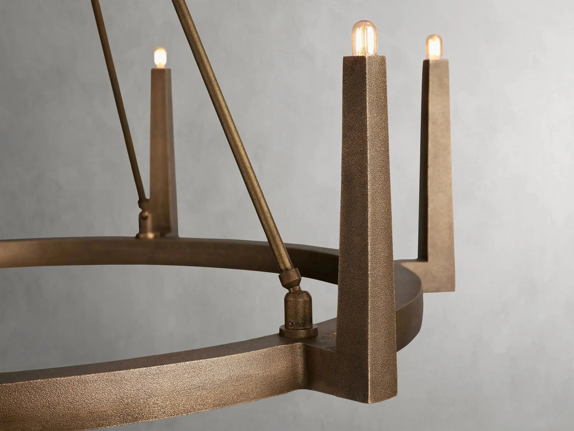 Emmet Round Chandelier 42''54''-Momo Lighting