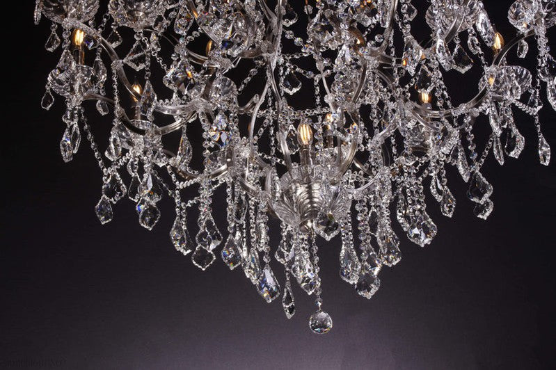 Empire Maria Theresa Crystal Chandelier 28”-Momo Lighting