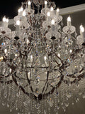 Empire Maria Theresa Crystal Chandelier 28”-Momo Lighting