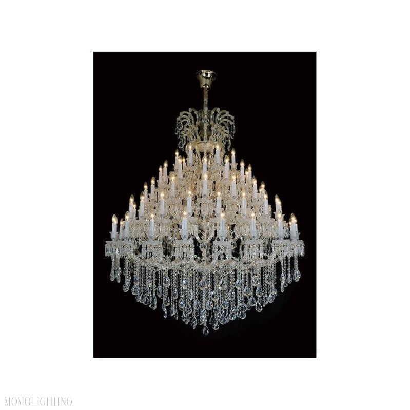 Empire Royal Crystal Chandelier 60”-Momo Lighting