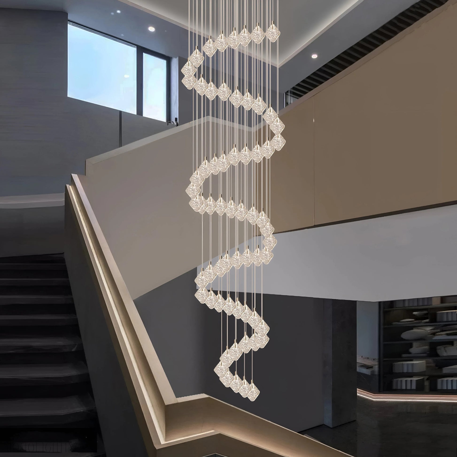 Evelina Crystal Chandelier-Momo Lighting