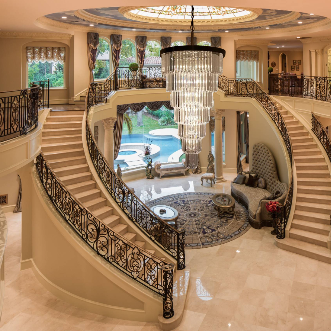 Extra Large 7-Tier Luxury Crystal Chandelier in Black/Coffee/Gold/Chrome Finish Color-Momo Lighting