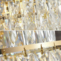 Extra Large Decorative Crystal Chandelier Foyer Hall Ceiling Light Fixture For Staircase In Gold/ Chrome-Momo Lighting