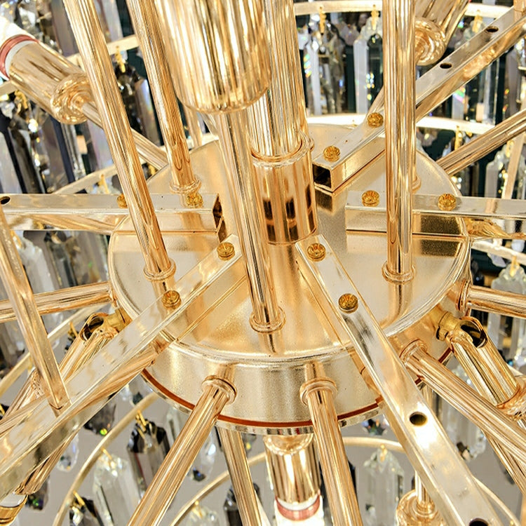 Extra Large Foyer Decorative Crystal Lighting Fixture Living Room Crystal Chandelier For Entryway Staircase-Momo Lighting