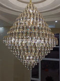 Extra Large Foyer Decorative Crystal Lighting Fixture Living Room Crystal Chandelier For Entryway Staircase-Momo Lighting