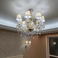 Extra Large Luxury Multi-Tiered Crystal Pendant Chandelier for High-Ceiling Rooms-Momo Lighting