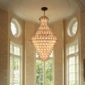 Extra Large Luxury Multi-tier Gold Pendant Glass Chandelier for Stairs/Large High-ceiling Room-Momo Lighting
