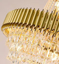 Extra Large Modern Multi-layers Gold/Black Light Luxury Crystal Chandelier For 2-Story Living Room,Foyer-Momo Lighting