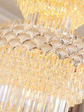 Extra Large Multi-layers Gold Luxury Crystal Chandelier Modern Empire Decrative Crystal Light-Momo Lighting