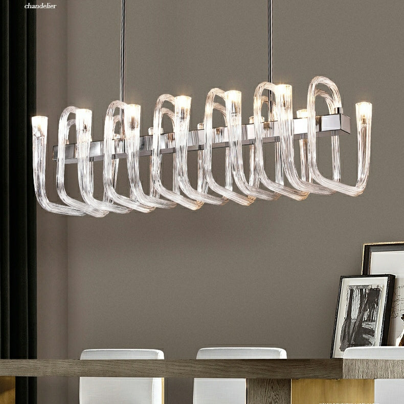 Fashion 12/ 16/ 32 Lights Glass Chandelier Classic Candle Style Ceiling Light Fixture For Living/ Dining Room Decoration-Momo Lighting