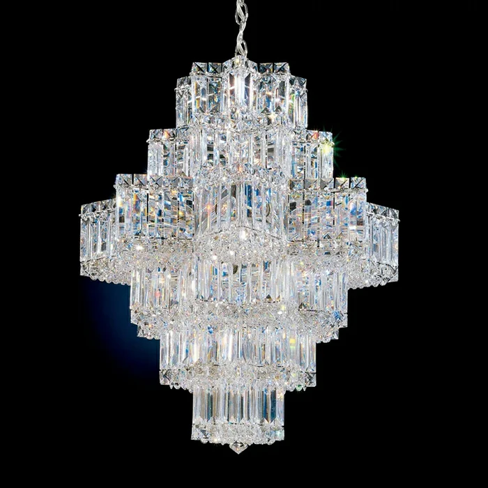 Fashion Star Shaped Chandelier Crystal Ceiling Light Fixture For Small Living Room/ Bedroom-Momo Lighting