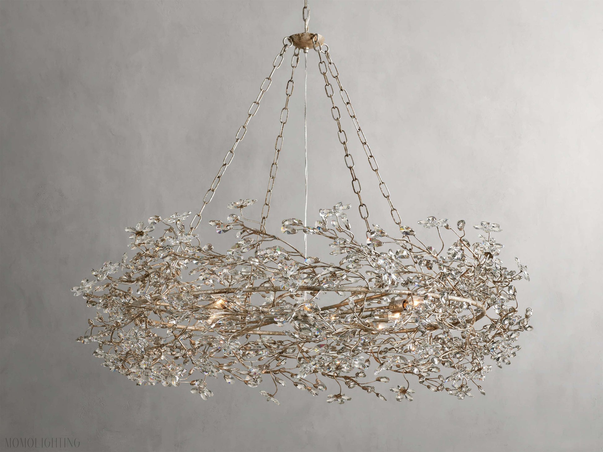 Fiore Crown Chandelier-Momo Lighting
