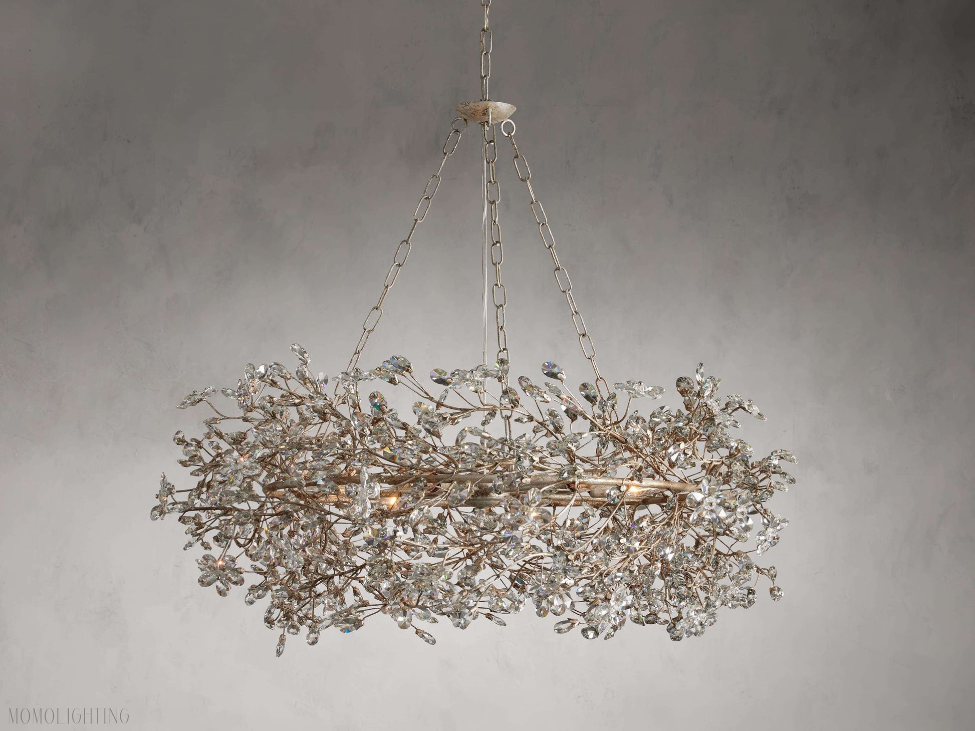 Fiore Crown Chandelier-Momo Lighting