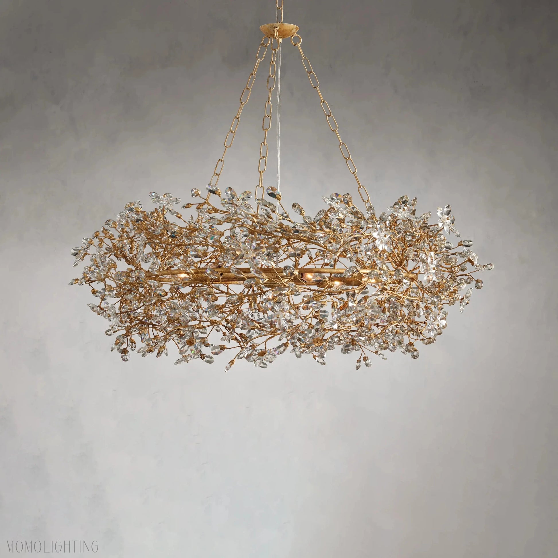 Fiore Crown Chandelier-Momo Lighting