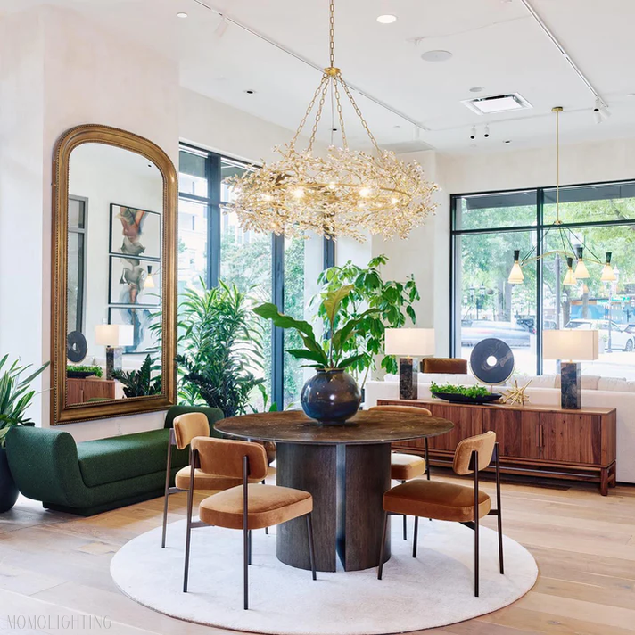 Fiore Crown Chandelier-Momo Lighting