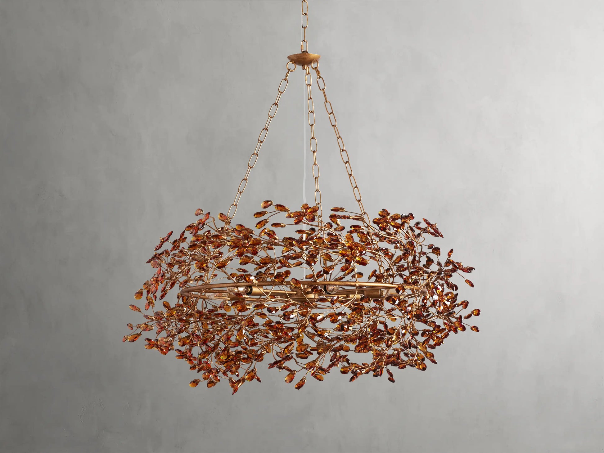 Fiore Crown Chandelier-Momo Lighting