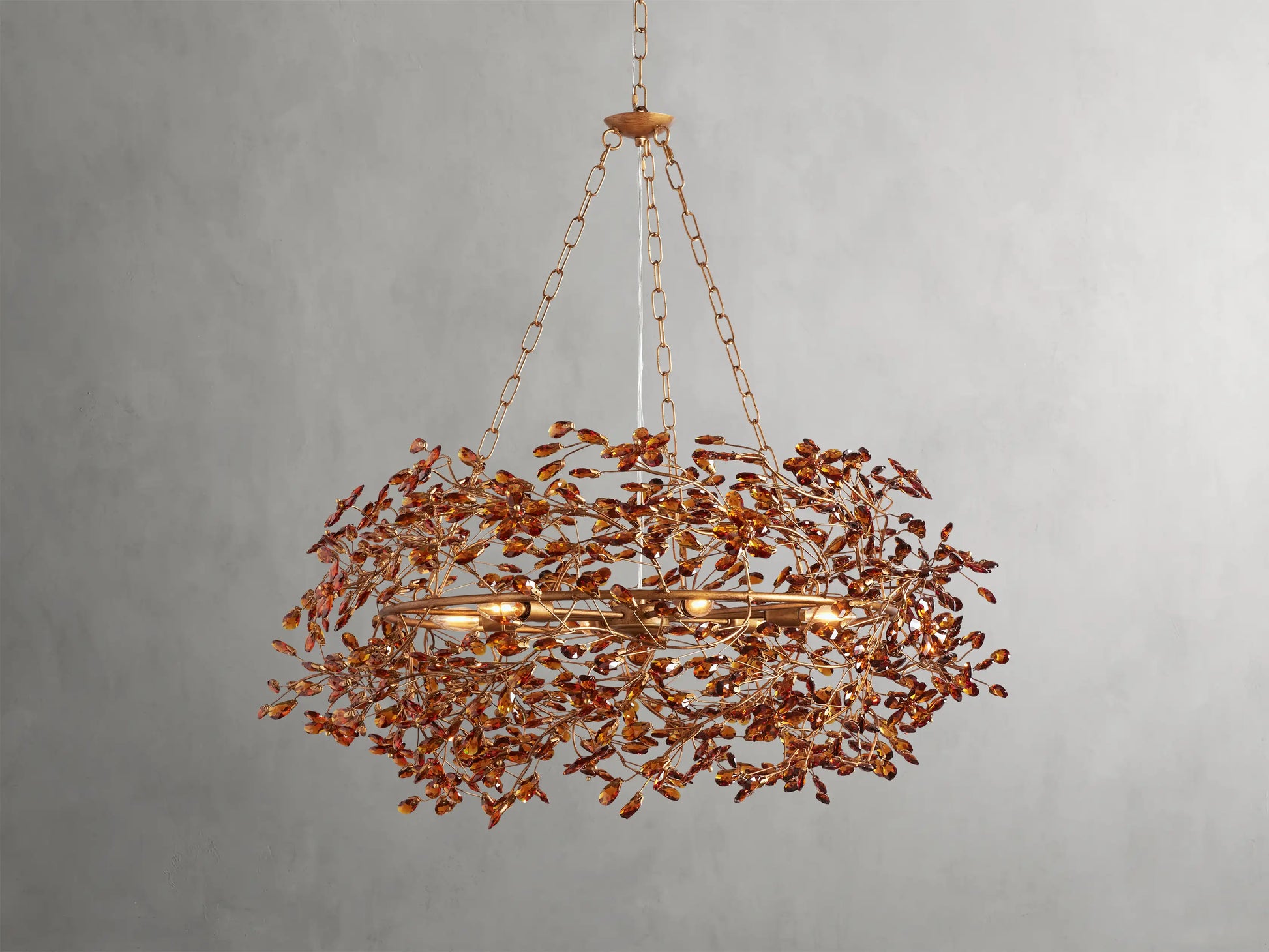 Fiore Crown Chandelier-Momo Lighting