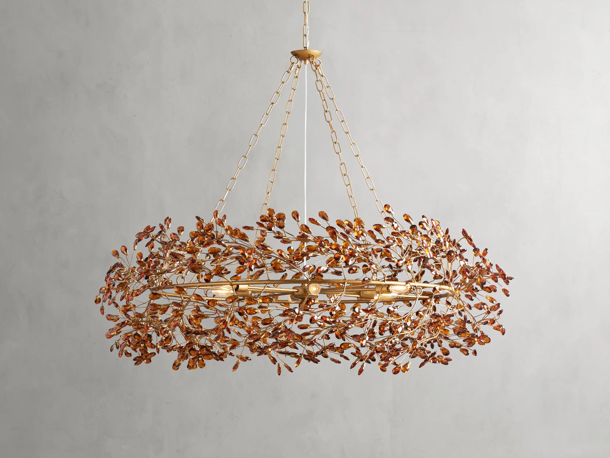 Fiore Crown Chandelier-Momo Lighting