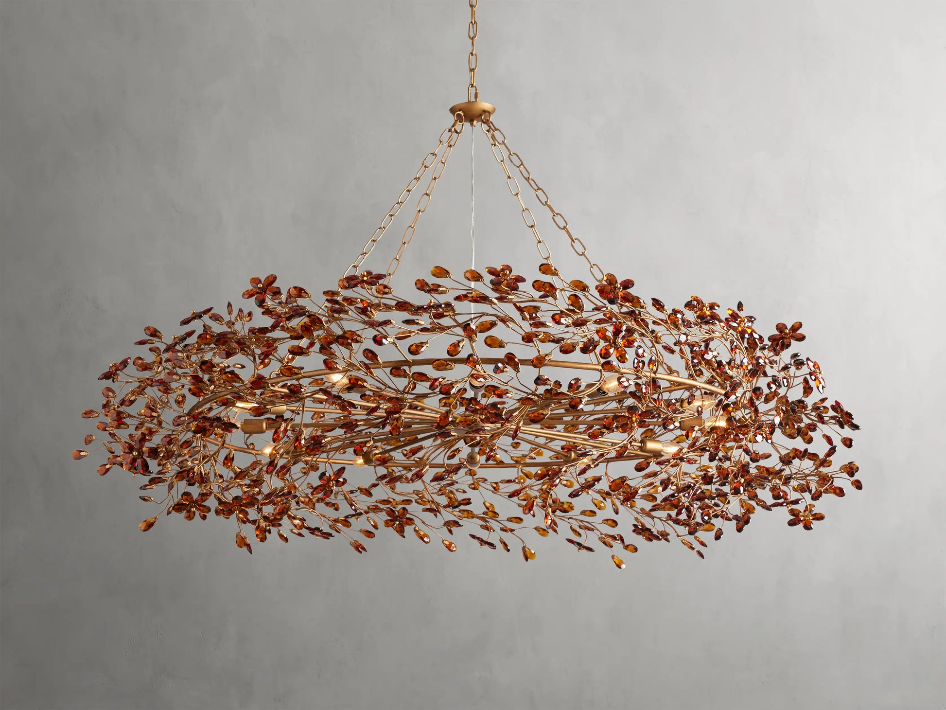 Fiore Crown Chandelier-Momo Lighting