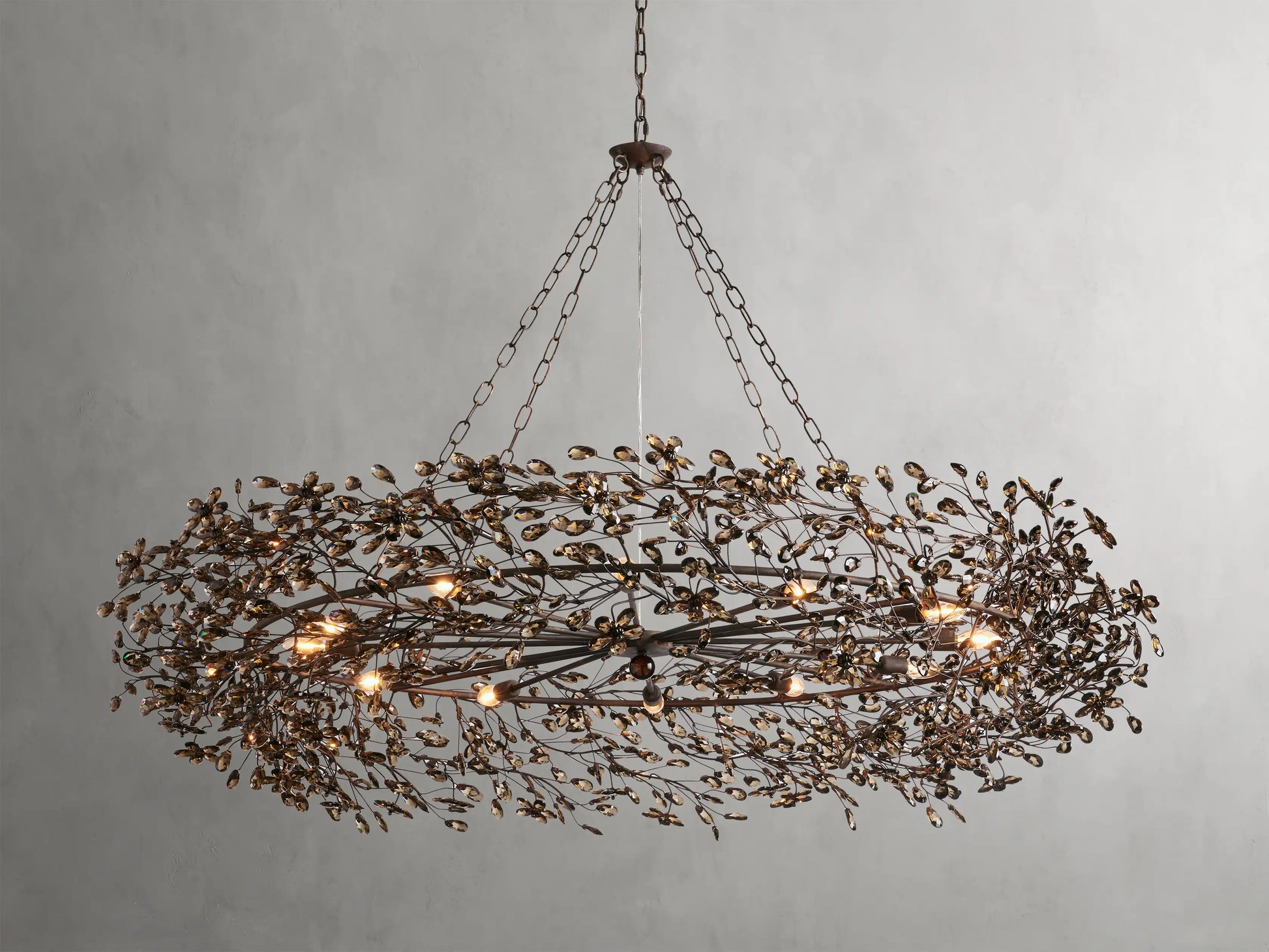 Fiore Crown Chandelier-Momo Lighting