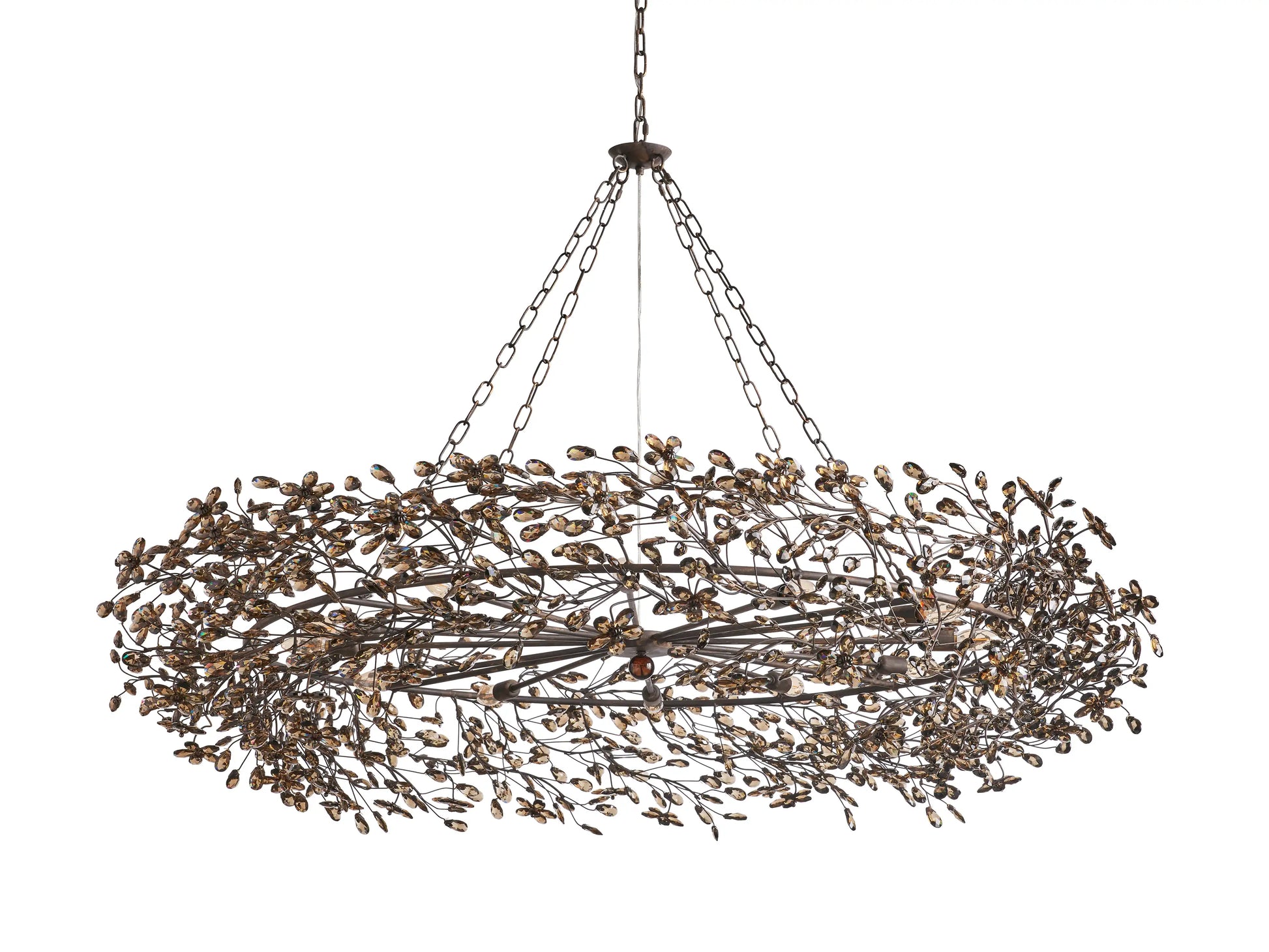 Fiore Crown Chandelier-Momo Lighting