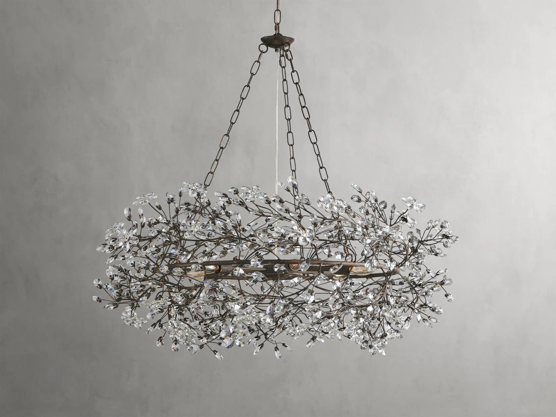 Fiore Crown Chandelier-Momo Lighting