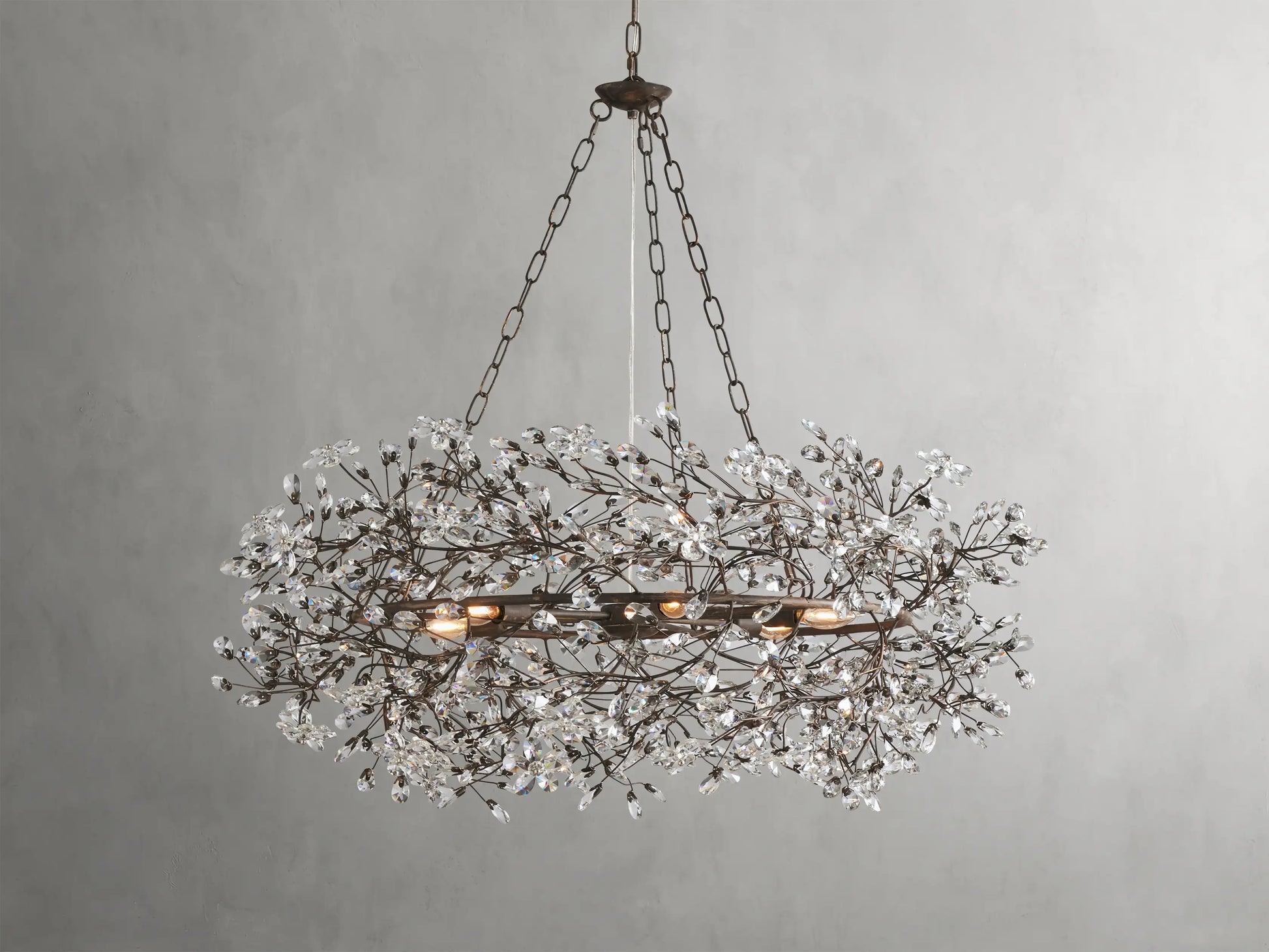 Fiore Crown Chandelier-Momo Lighting
