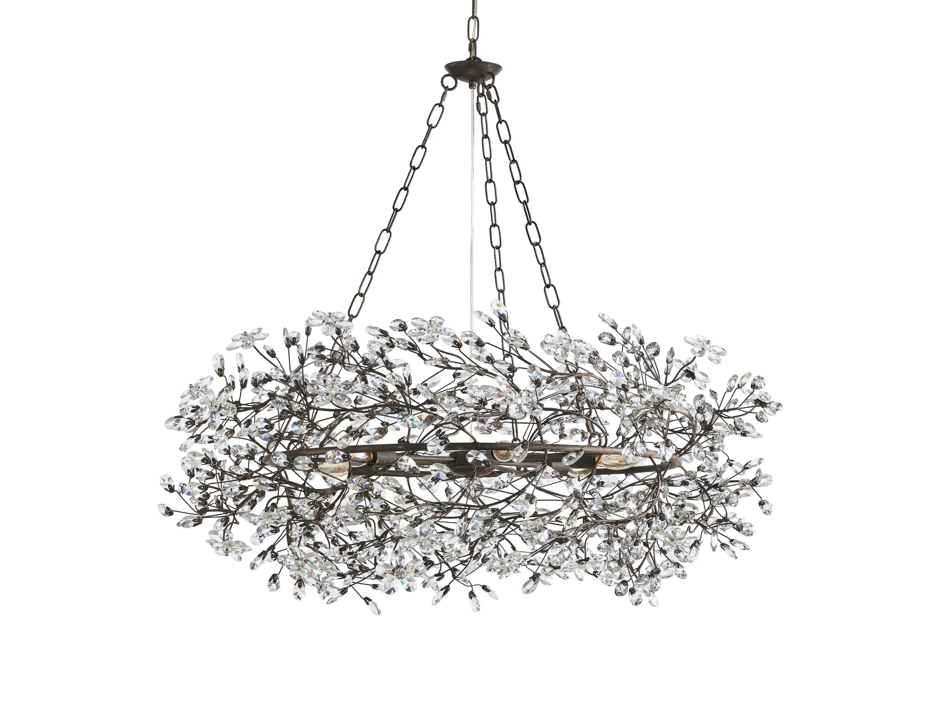 Fiore Crown Chandelier-Momo Lighting