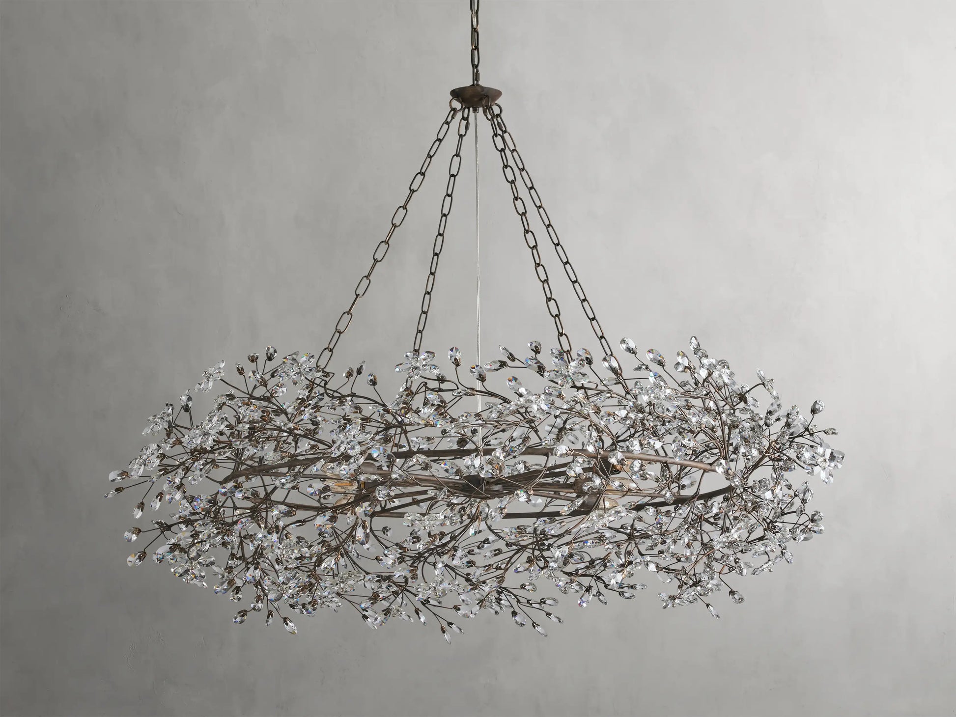 Fiore Crown Chandelier-Momo Lighting