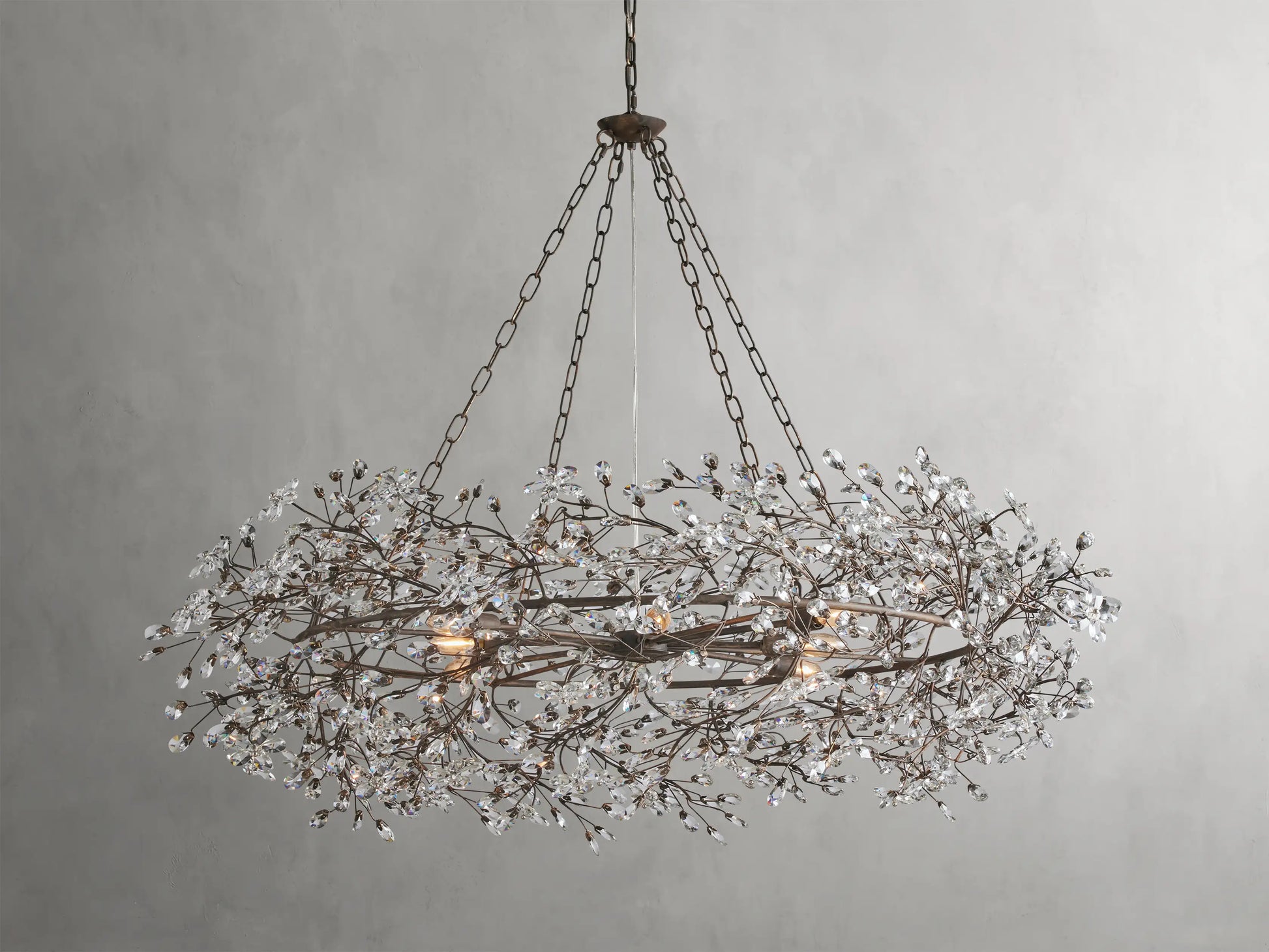 Fiore Crown Chandelier-Momo Lighting