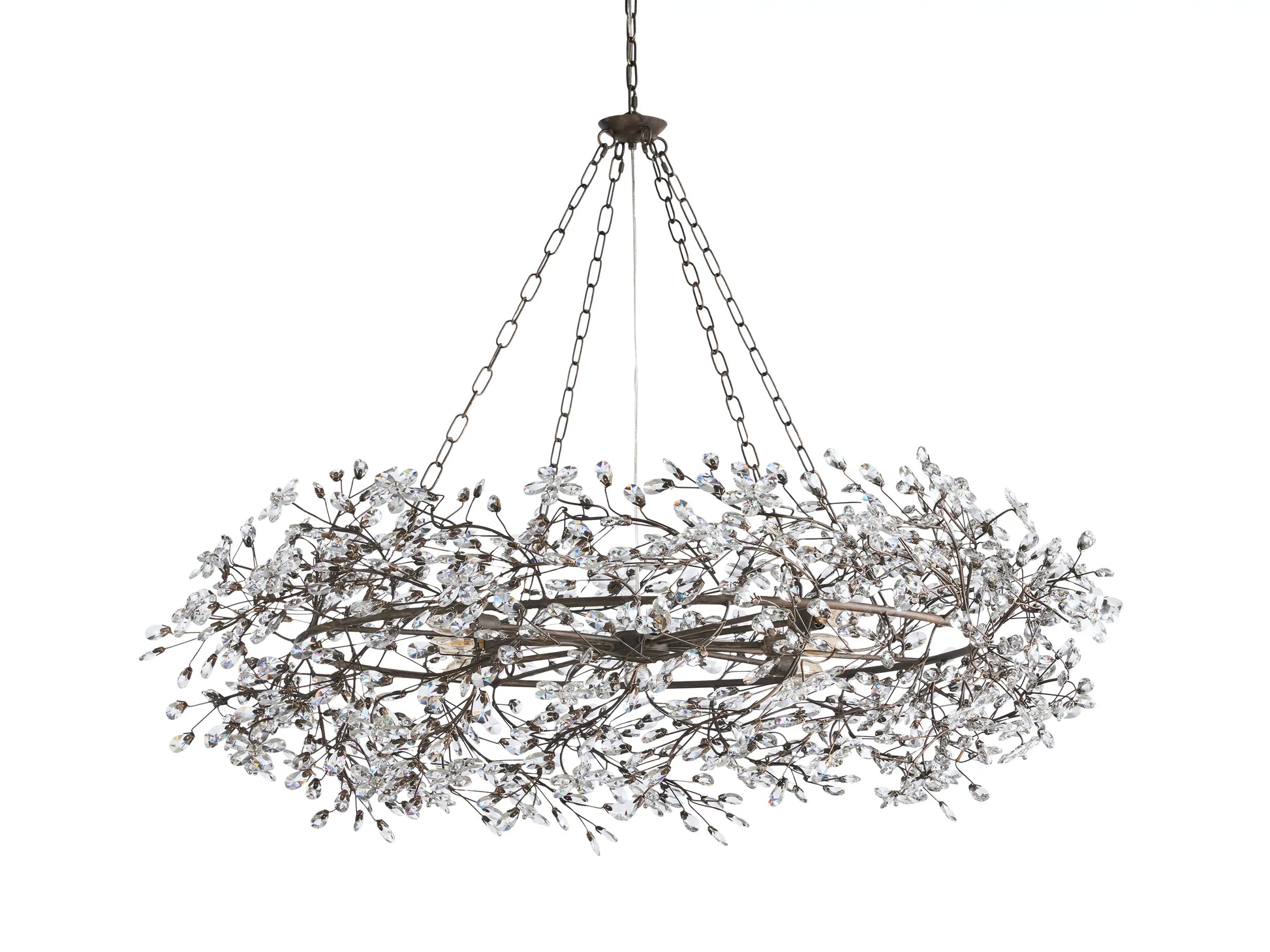 Fiore Crown Chandelier-Momo Lighting