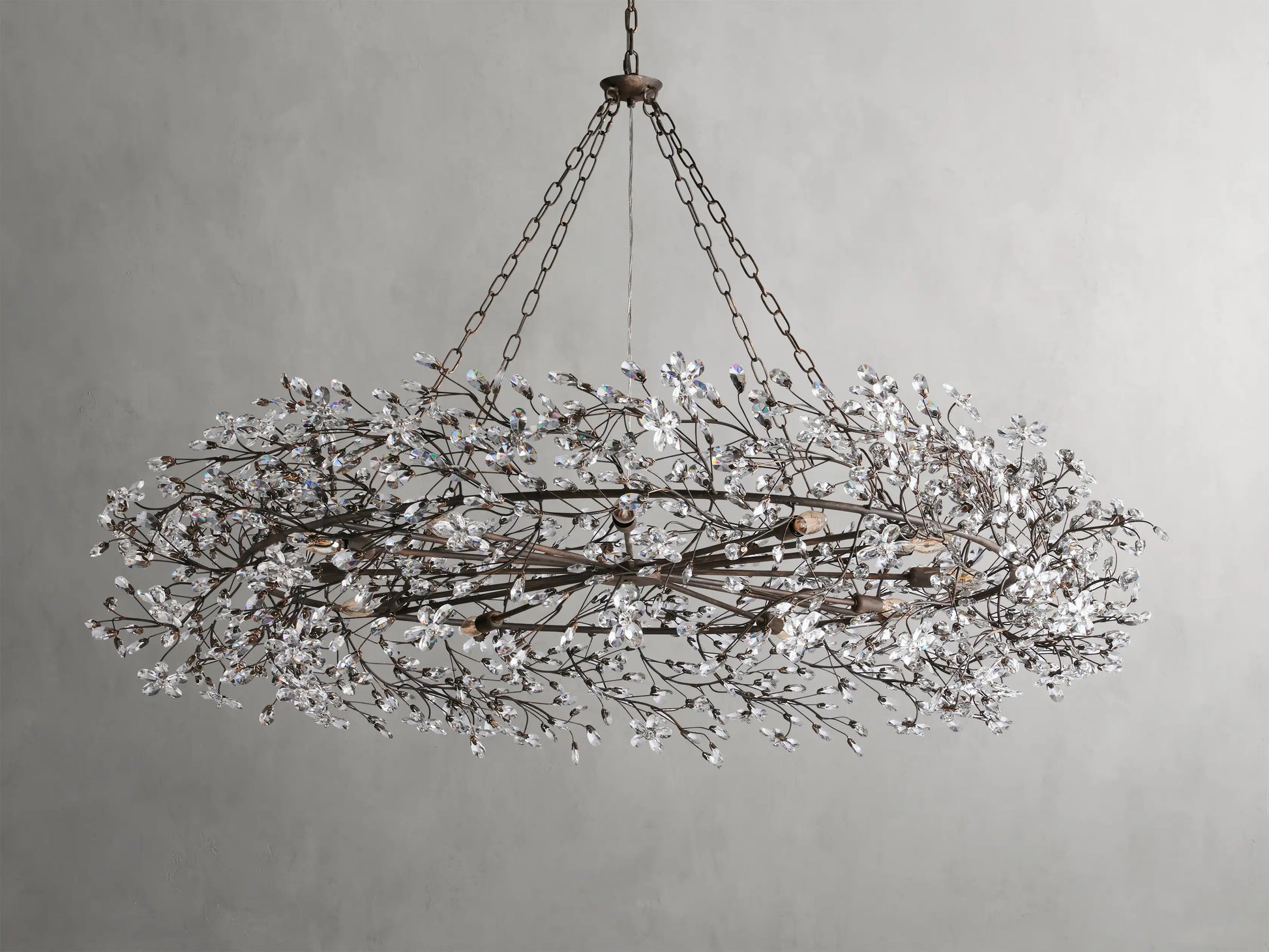 Fiore Crown Chandelier-Momo Lighting