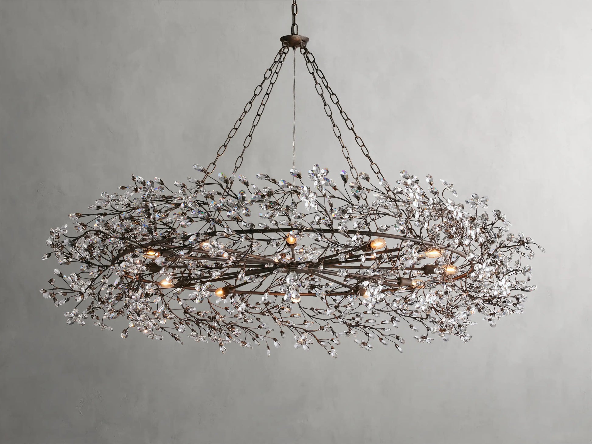 Fiore Crown Chandelier-Momo Lighting
