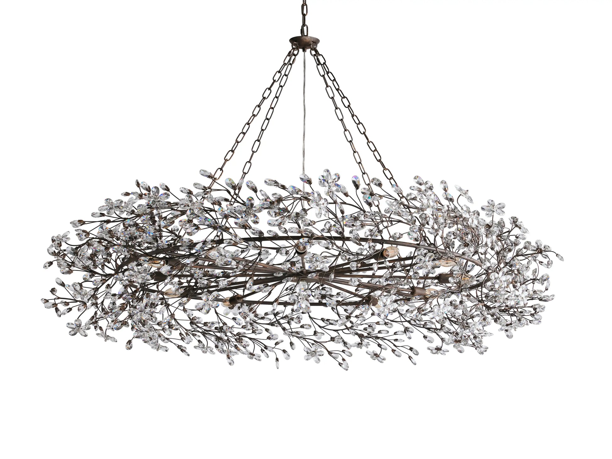 Fiore Crown Chandelier-Momo Lighting