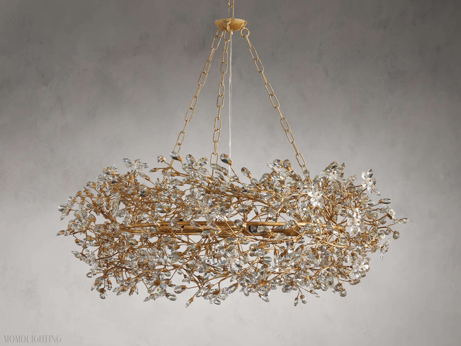 Fiore Crown Chandelier-Momo Lighting