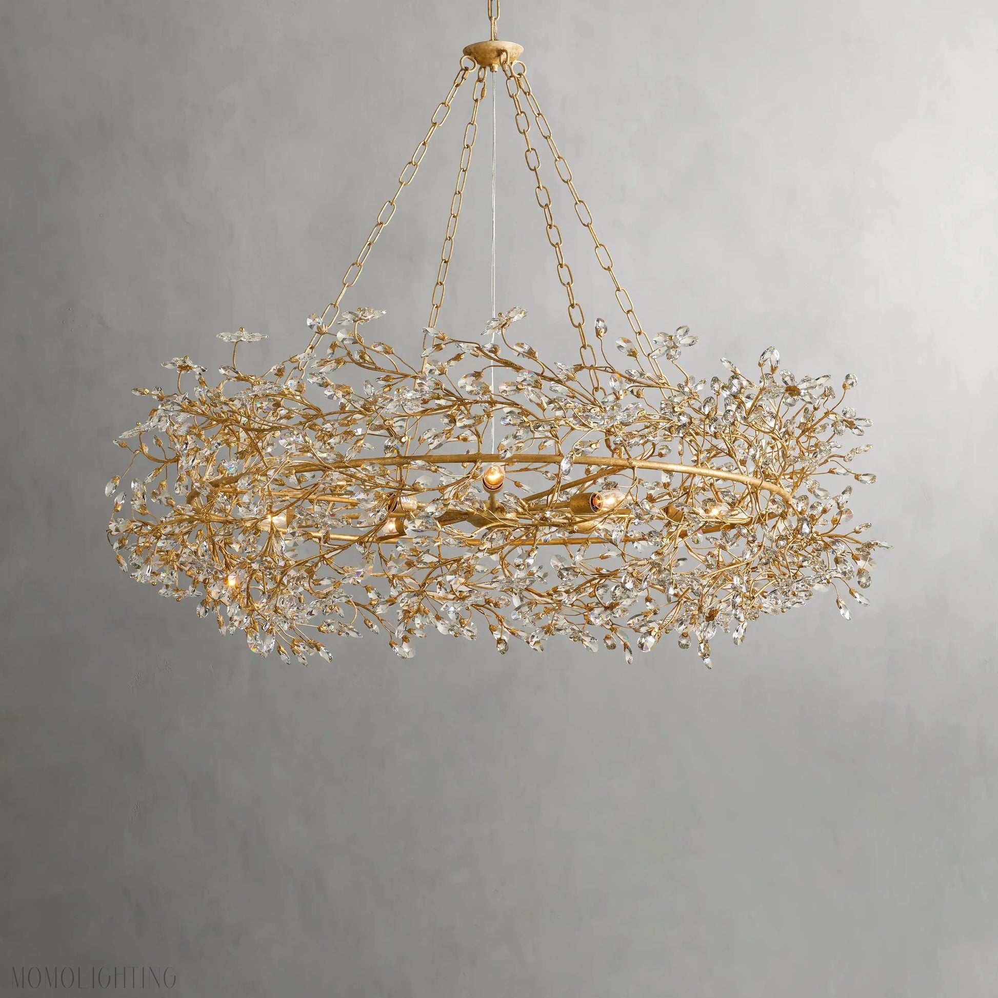 Fiore Crown Chandelier-Momo Lighting