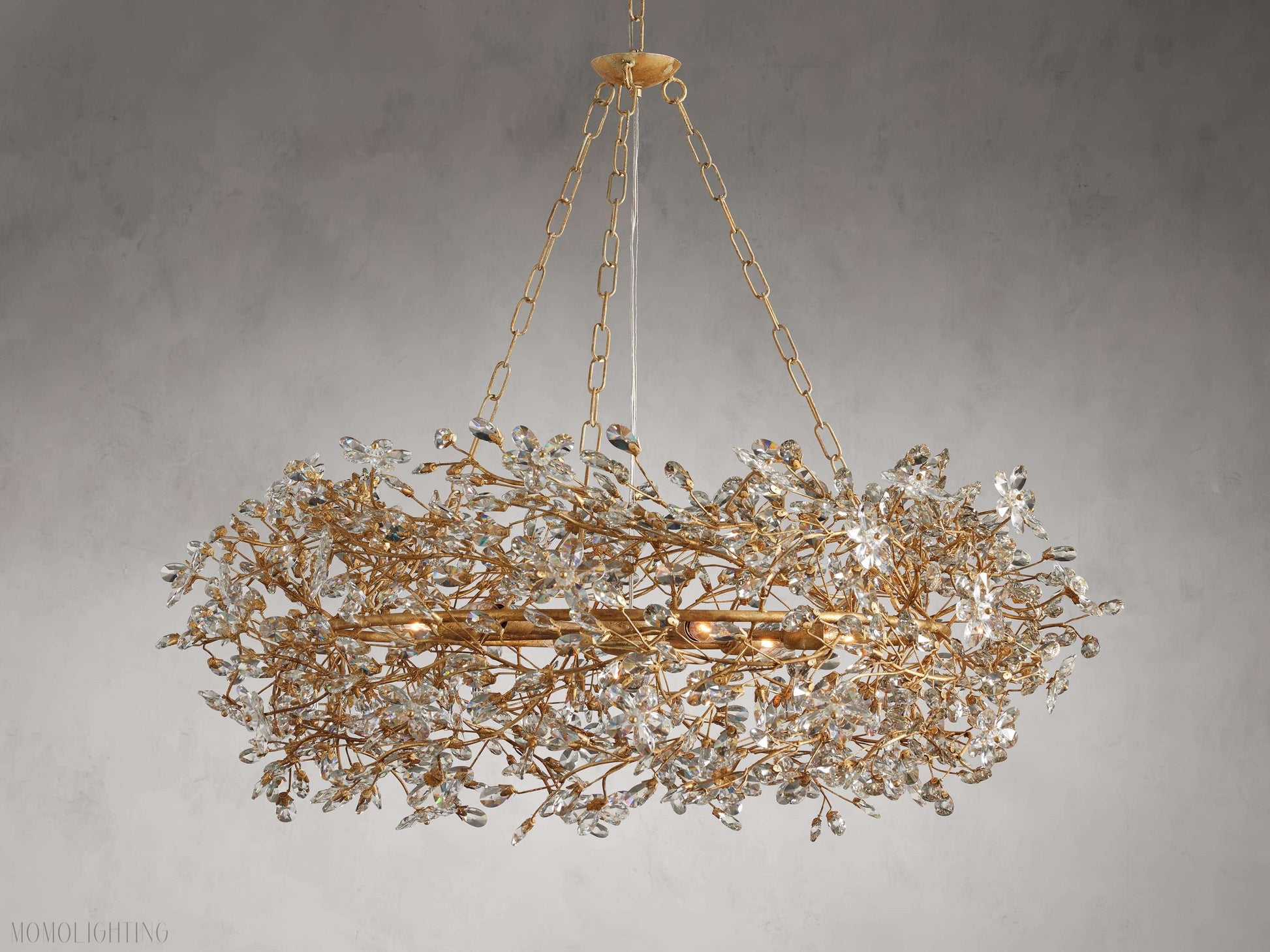 Fiore Crown Chandelier-Momo Lighting