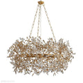 Fiore Crown Glass Chandelier-Momo Lighting