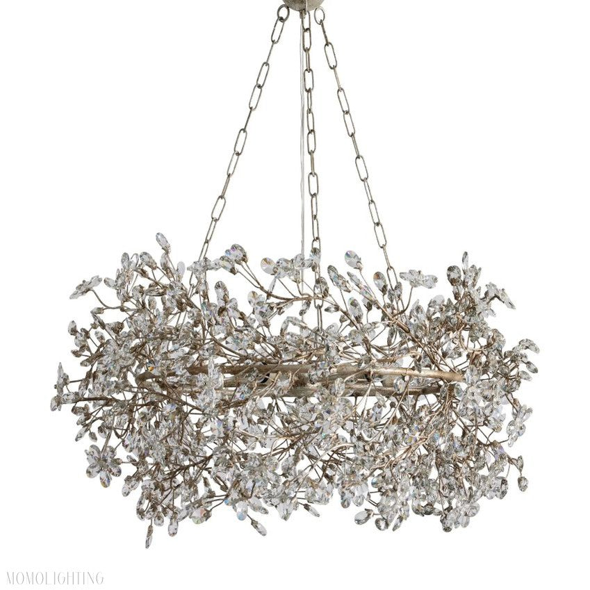 Fiore Crown Glass Chandelier-Momo Lighting