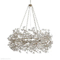 Fiore Crown Glass Chandelier-Momo Lighting