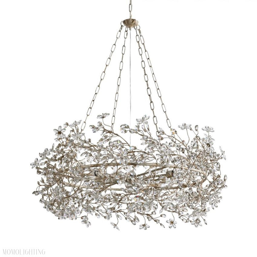 Fiore Crown Glass Chandelier-Momo Lighting
