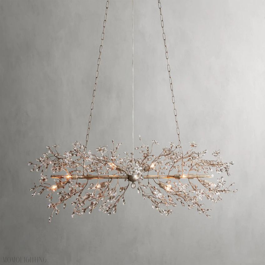 Fiore Linear Chandelier 43"W 68"W-Momo Lighting