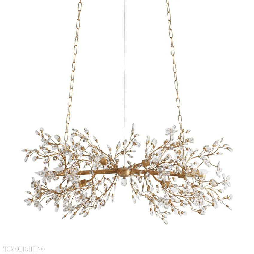 Fiore Linear Chandelier 43"W 68"W-Momo Lighting