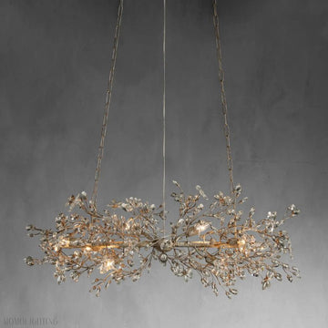Fiore Linear Chandelier 43"W 68"W-Momo Lighting