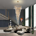 Flavian Branch Crystal Chandelier-Momo Lighting