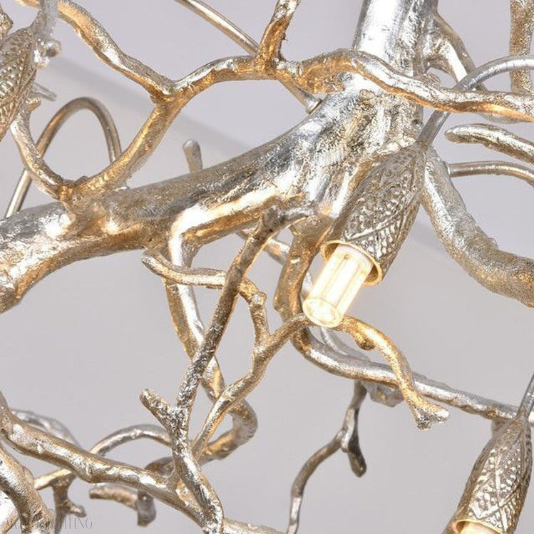 Flavian Branch Crystal Chandelier-Momo Lighting