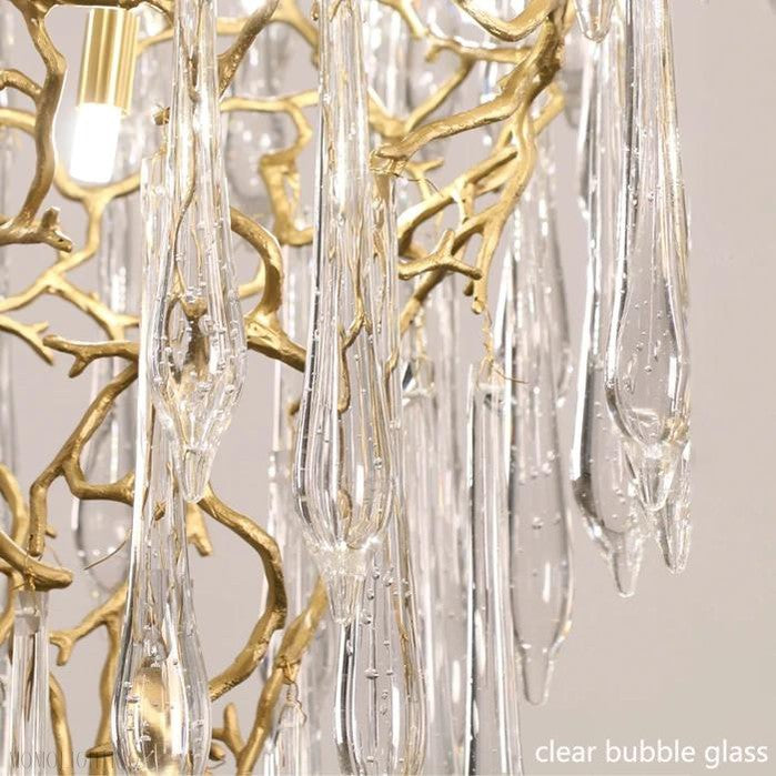Flavian Branch Crystal Chandelier-Momo Lighting