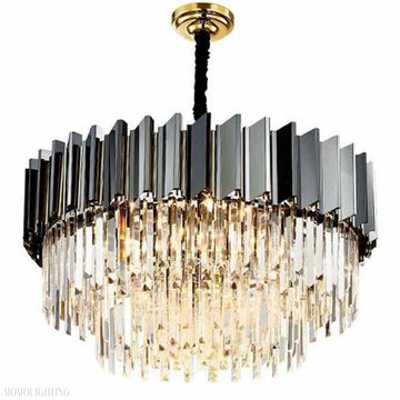 Flavian Crystal Chandelier-Momo Lighting