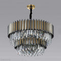 Flavian Double Tier Crystal Chandelier-Momo Lighting