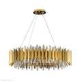 Flavian Halo Crystal Chandelier-Momo Lighting